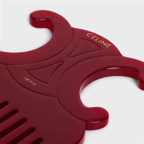 celine acai|TRIOMPHE HAIR COMB IN ACETATE .